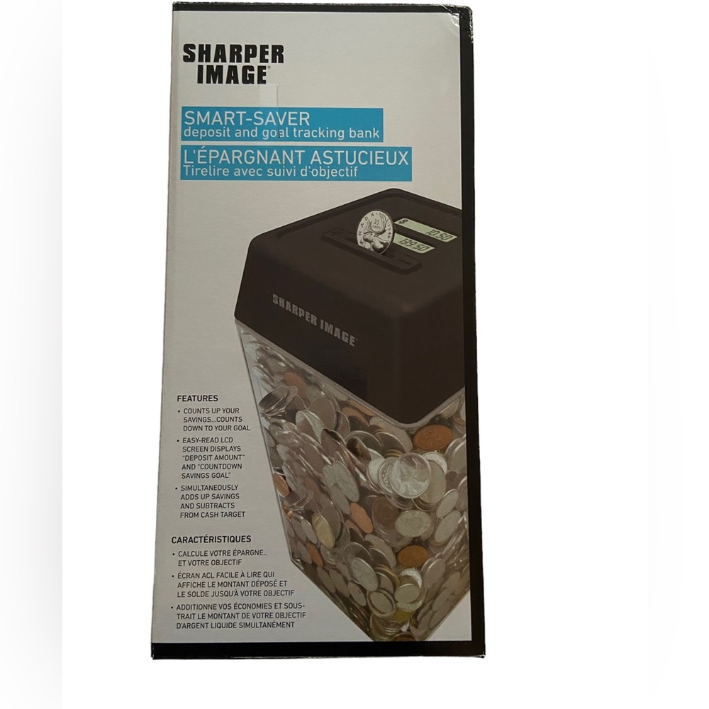 BNIB Sharper Image Coin Counter - Battery Operated.